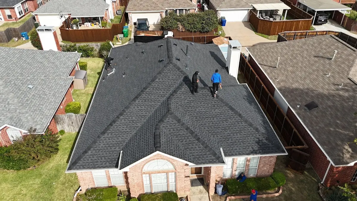 Slate & Tile Roof Repair work in progress on a Salt Lake City property